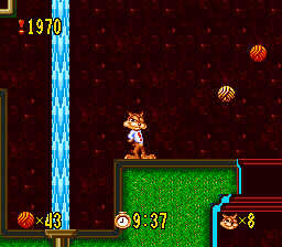 Скриншот игры Bubsy in: Claws Encounters of the Furred Kind
